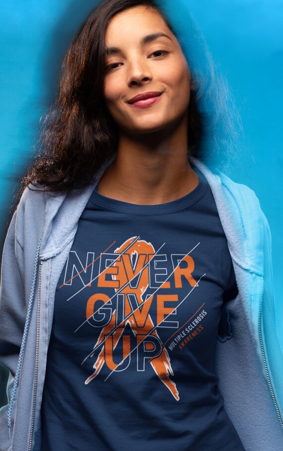 Multiple Sclerosis Awareness Month Tshirt Ms Orange Ribbon Multiple Sclerosis Awareness Month Tshirt Ms Orange Ribbon