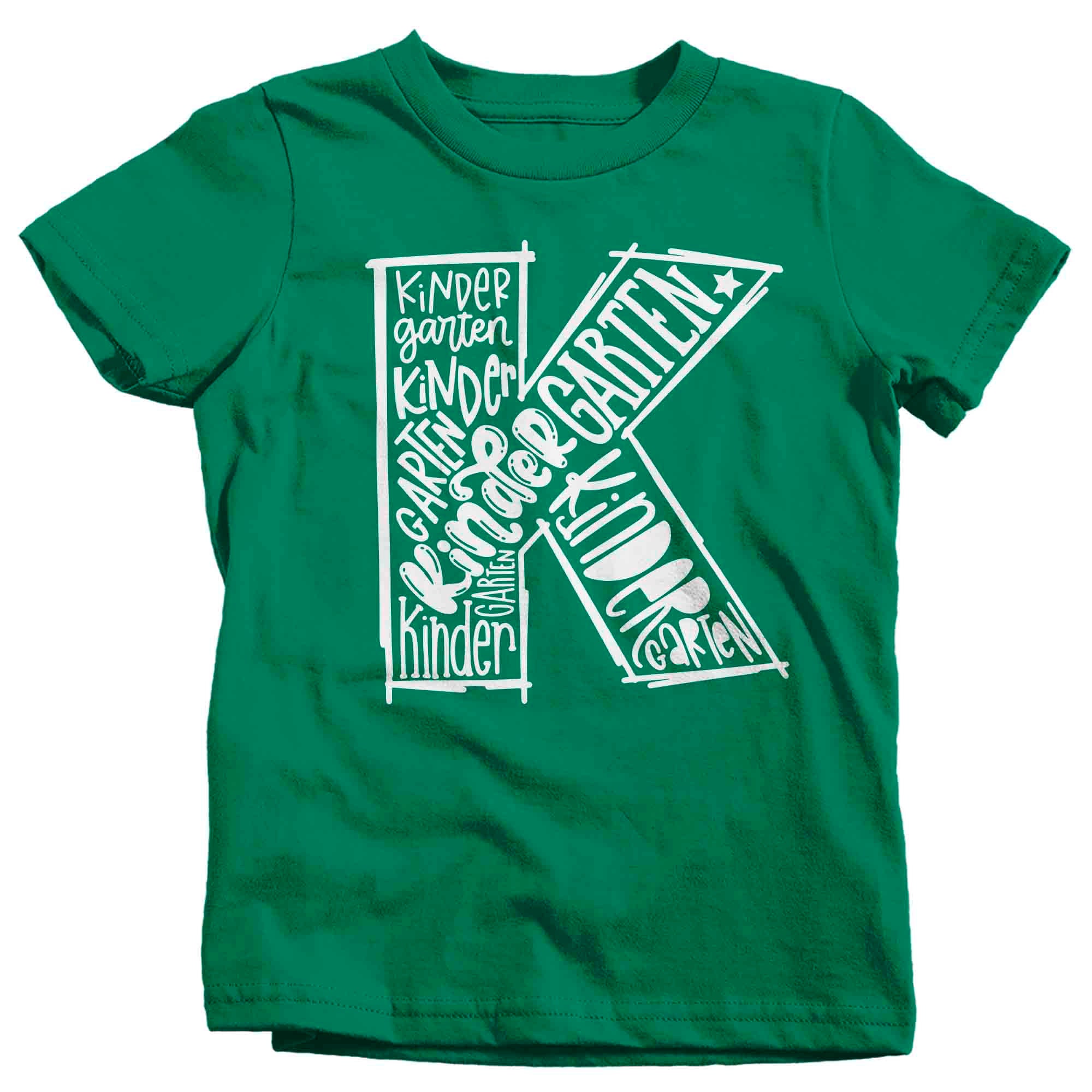 Kids Cute Kindergarten Shirt Typography T Shirt Cool Tee | Etsy