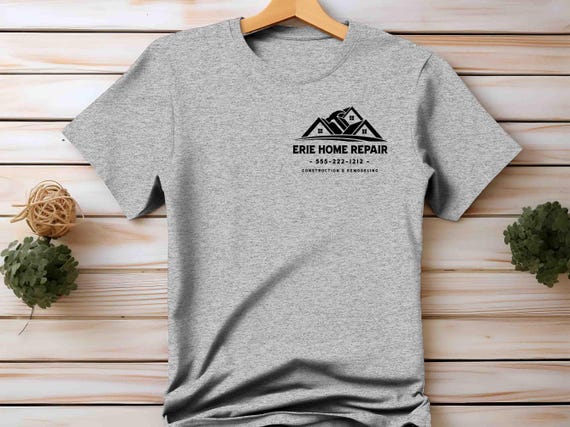 Men's Custom Construction Shirt Personalized Home Builder Renovations Tee Contractor Home Repair & Remodeling TShirt T-Shirt Name Unisex