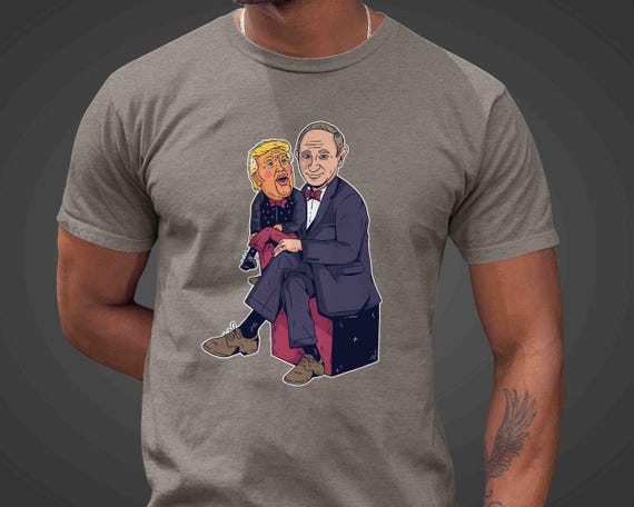 Men's Fuck Trump TShirt Anti Maga Shirt Tee Vladimir Putin Puppet America Resist Rally Protest Tee Political Unisex T Shirt Feminist Women's