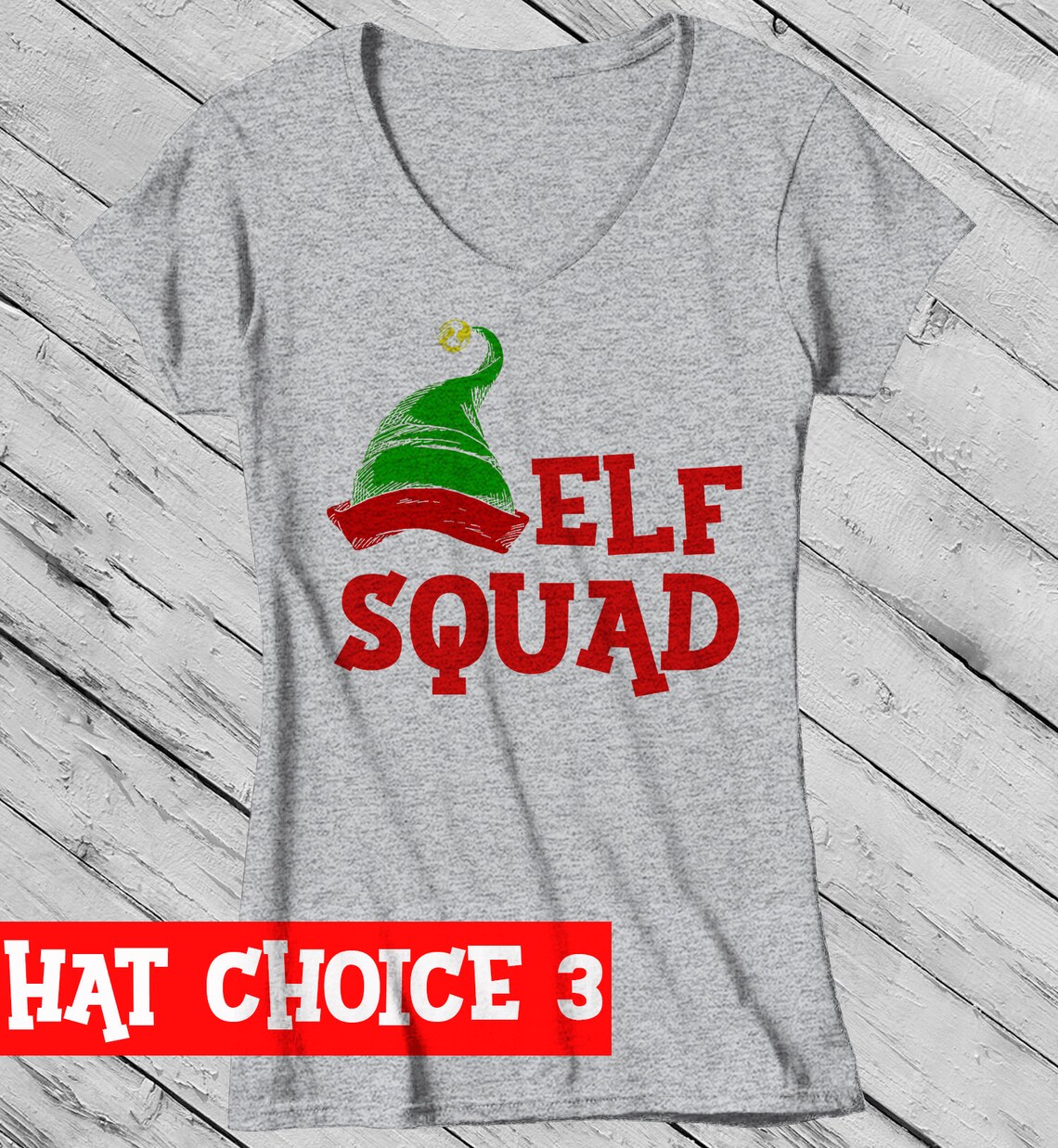 Women's Elf Shirt Elf Outfit Christmas Shirt Elf Hat Tee - Etsy