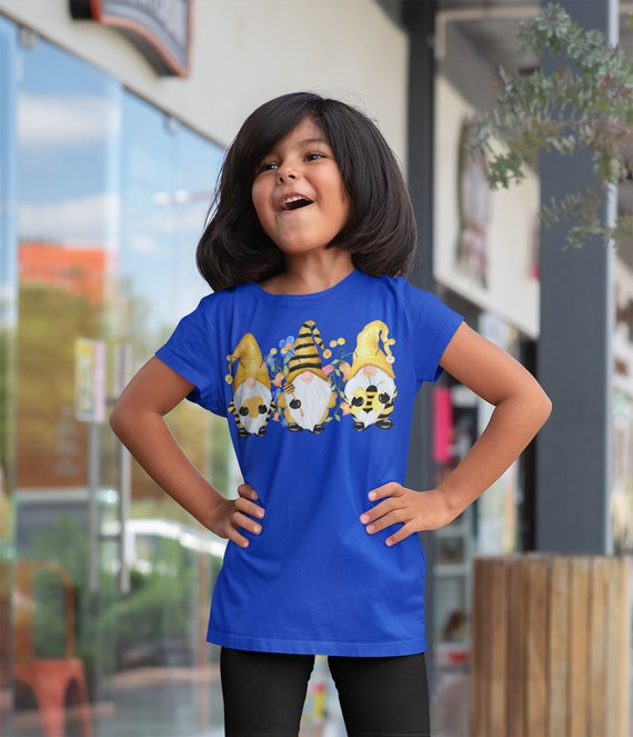 Kids Bee Gnome T Shirt Beekeeper Shirt Cute Gnome TShirt Honey Shirt Adorable Bee Keeper Gift Idea Boho Tee