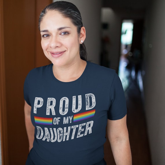 Womens Proud Mom Lgbt T-Shirt Womens Proud Mom Lgbt T-Shirt