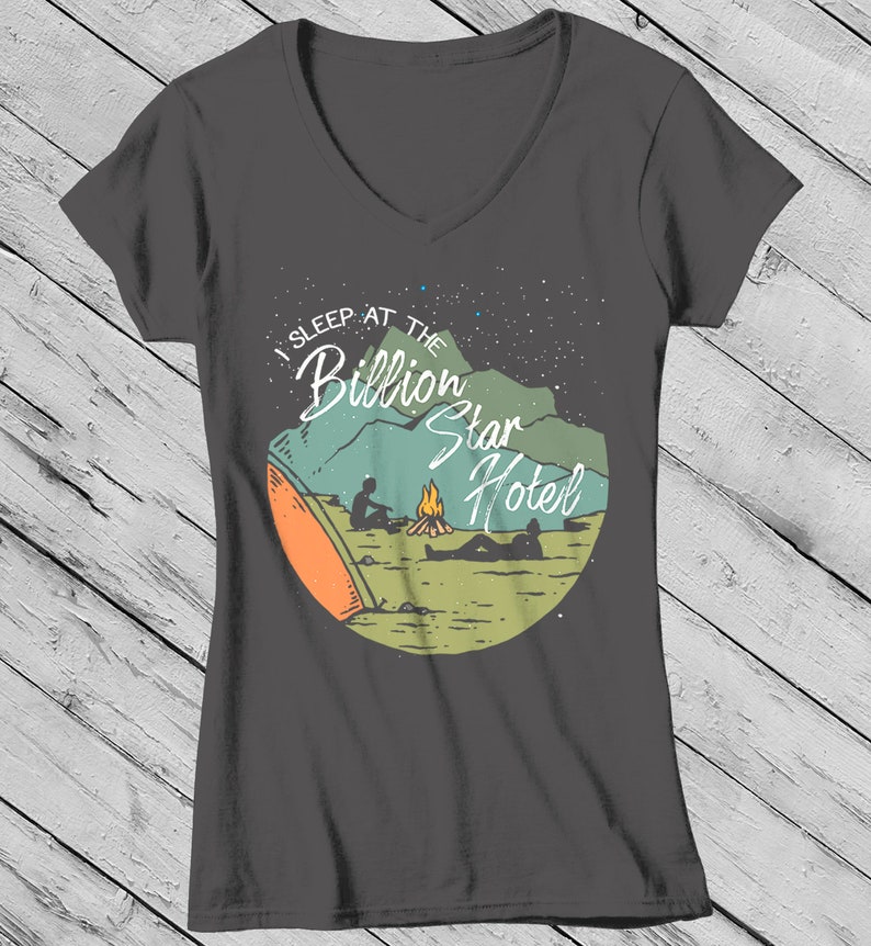 Women's Camping Shirt Billion Star Hotel Shirts Tent Etsy