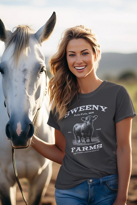 Women's Personalized Farm T Shirt Vintage Farming Shirt Personalized Farm Tractor Shirts Custom Gift Idea Farm Tshirt Ladies Woman Tee