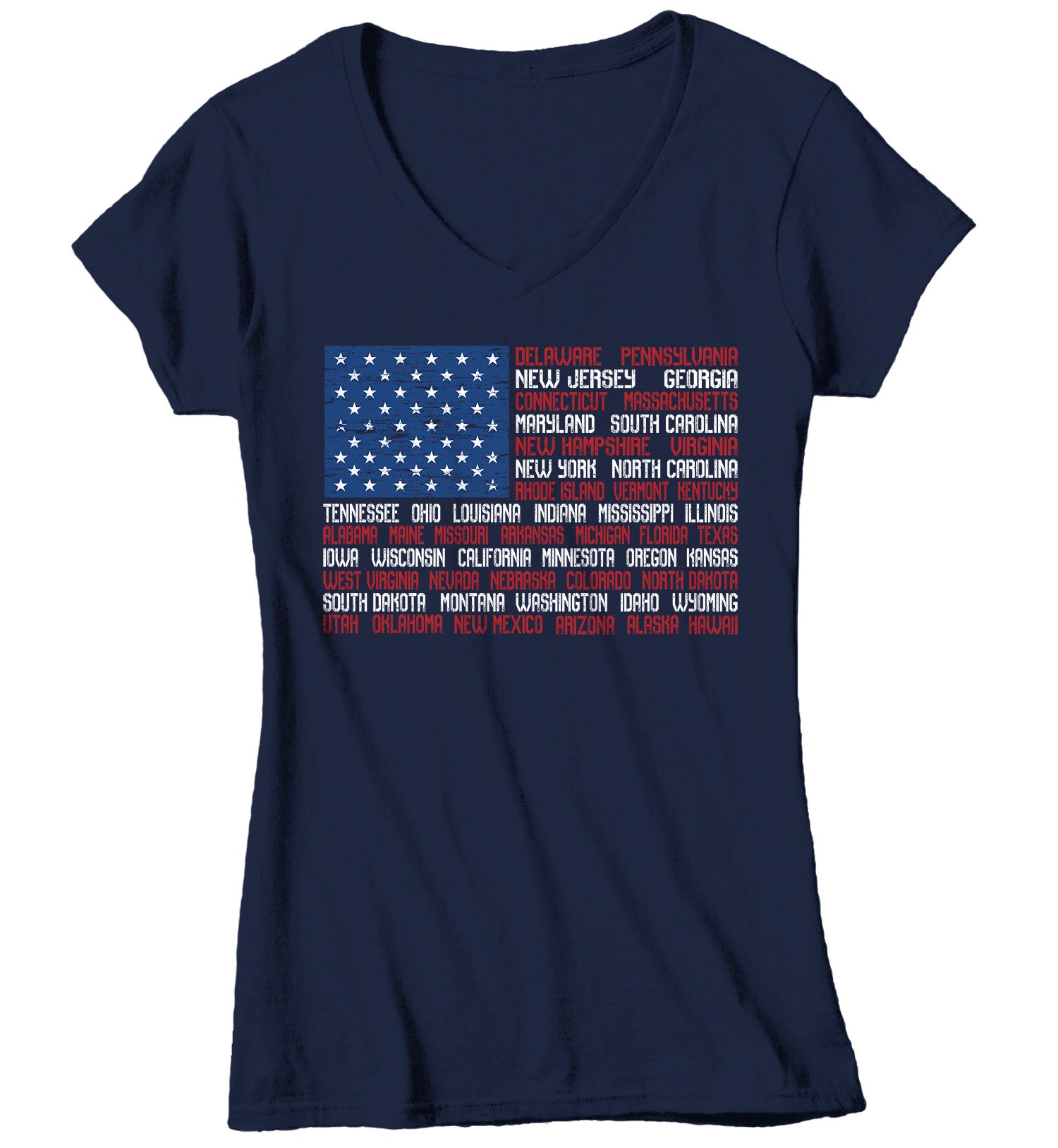 Women's American Flag T-Shirt Flag Patriotic Shirts 4th | Etsy