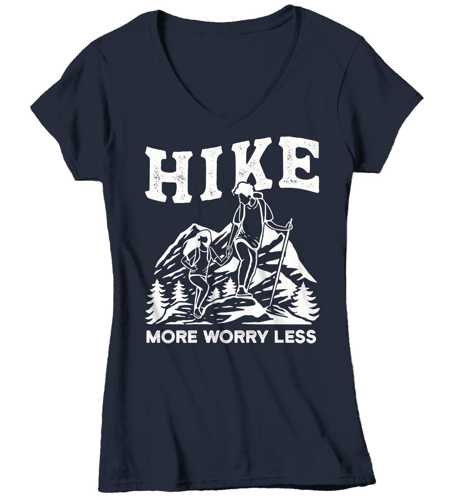 Women's Hike More T Shirt Vintage Hiker Shirt Worry Less | Etsy