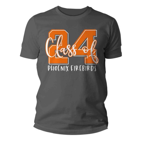 Men's Personalized Senior Class T Shirt Custom School TShirts Highschool T Shirt Personalized Class Of Graduate Graduation Customize Unisex
