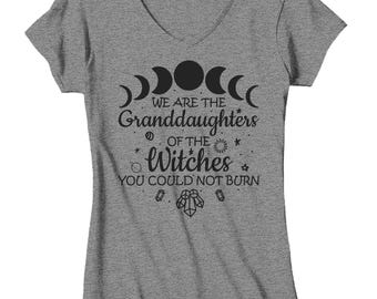 Funny Witch Granddaughters T-Shirt: Halloween Wiccan Pagan Tee