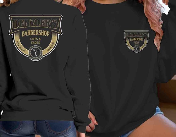 Men's Custom Barbershop Sweatshirt Personalized Barber Company Hair Stylist Cut Shave Fades Vintage  Logo Business TShirt Unisex For Men