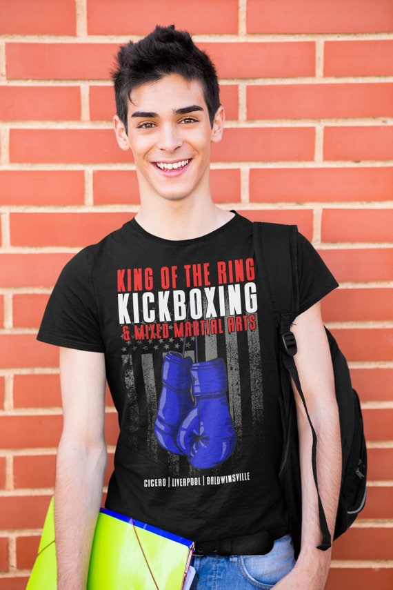 Kids Personalized Boxing Shirt Mixed MMA T Shirt Gift For Fighter Boxer Karate Jiu Jitsu Train Gym Dojo TShirt Unisex Boy's Girl's Soft Tee