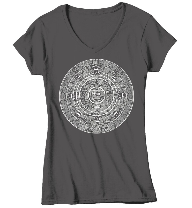 Women's Mayan Calendar Tshirt Aztec Shirts Native Shirt Etsy