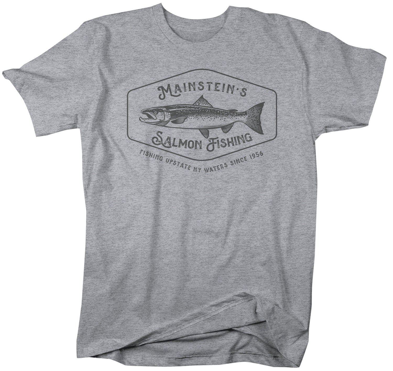 Men's Personalized Salmon Fishing T-shirt Vintage Salmon Fishing Shirt Tee  Shirt Men's Gift Custom Salmon Shirts -  Canada