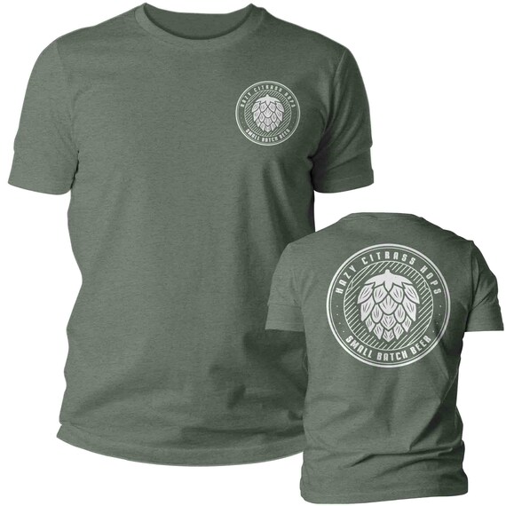 Men's Custom Brewery Shirt Personalized Brewing T Shirts Brew Logo Hops Beer TShirt Unisex Mans Gift Idea Lager Father's Day Tee Craft Beer
