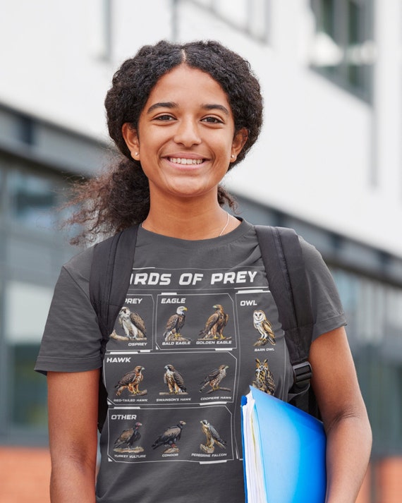Birds Of Prey Eagle Hawk Falcon Owl Vulture T-Shirt Birds Of Prey Eagle Hawk Falcon Owl Vulture T-Shirt