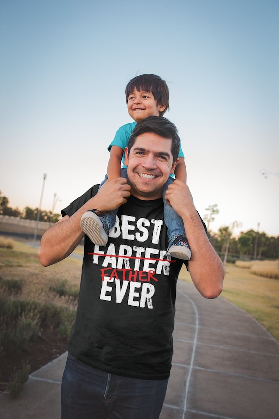 Men's Funny Dad Shirt Best Farter T Shirt Father Humor Dad Joke Gift Father's Day Gift Funny Fart Tee Inappropriate Father Unisex Man