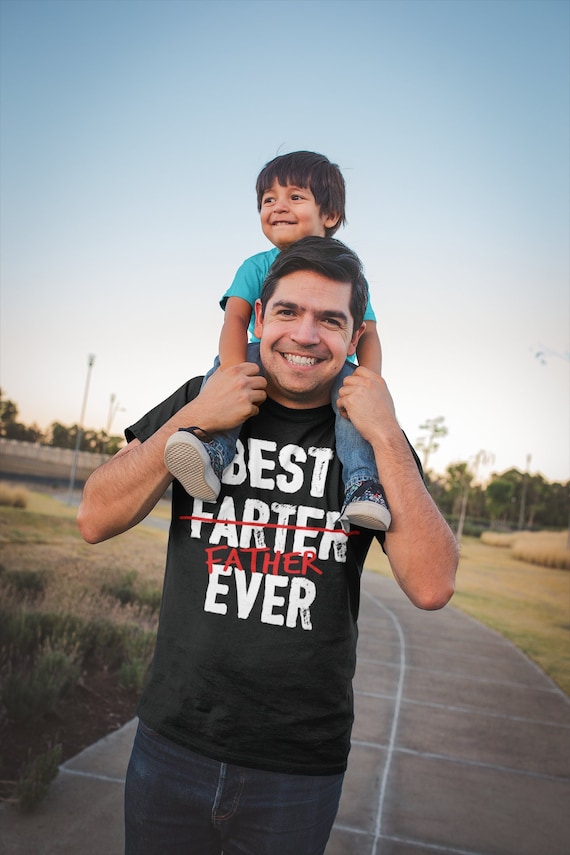 Men's Funny Dad Shirt Best Farter T Shirt Father Humor Joke  Dad Gift Father's Day Gift Funny Fart Tee Father Unisex Man