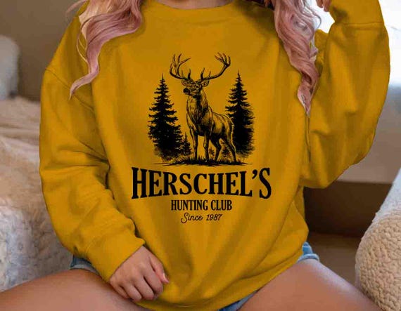 Men's Personalized Hunting Sweatshirt Family Hunting Club Deer Duck Game Pullover Crewneck Gift Idea Hunter Unisex Hunt Club Custom Tee