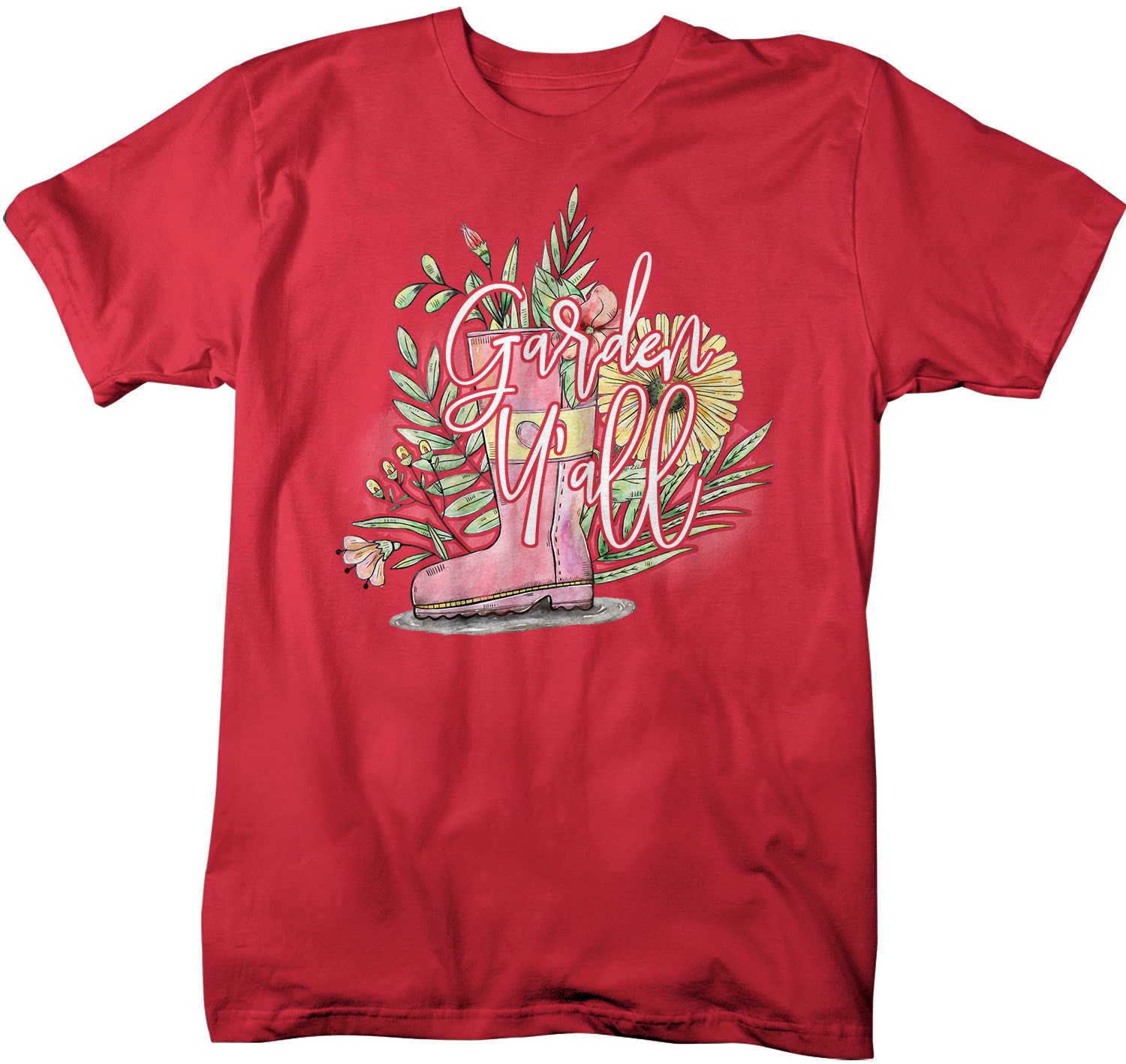 Men's Cute Gardening TShirt Garden Y'all Shirt From Etsy