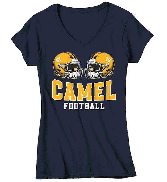 Women's Personalized Football T Shirt Custom Football Helmets Shirt Personalized Football Dad 2 Players Two Boys Custom Ladies Gift Idea
