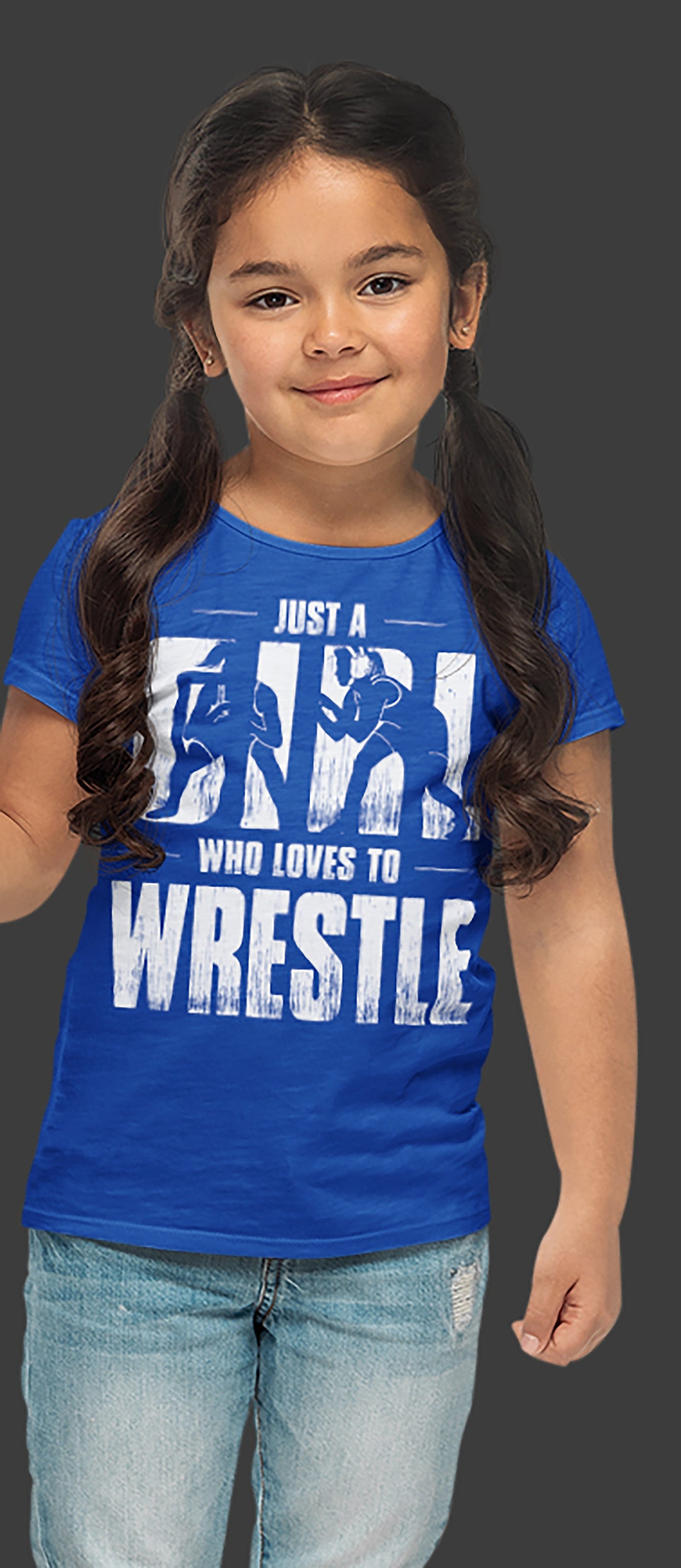 Girls Wrestling T-shirt: Funny Female Wrestler Gift