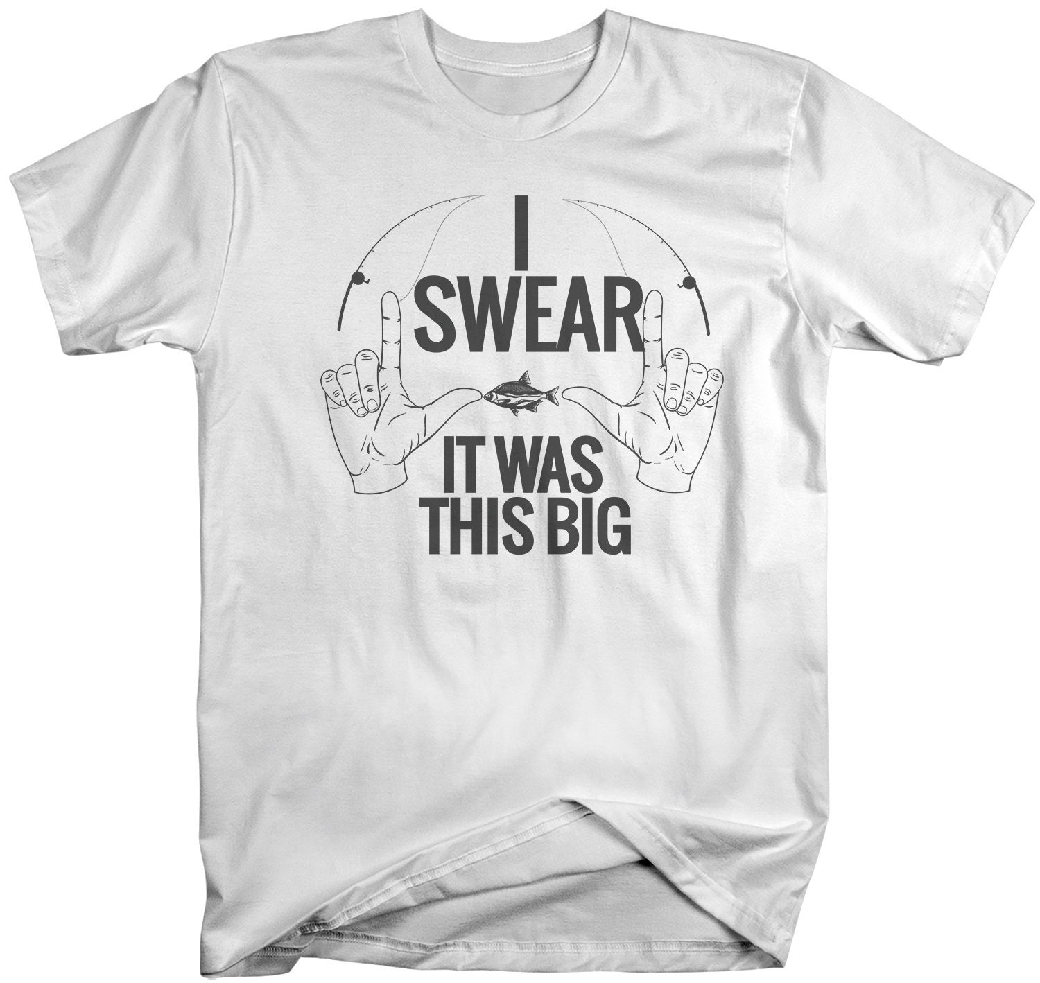 Fishing Hunting Shirt Vintage - Distressed Funny H' Men's T-Shirt