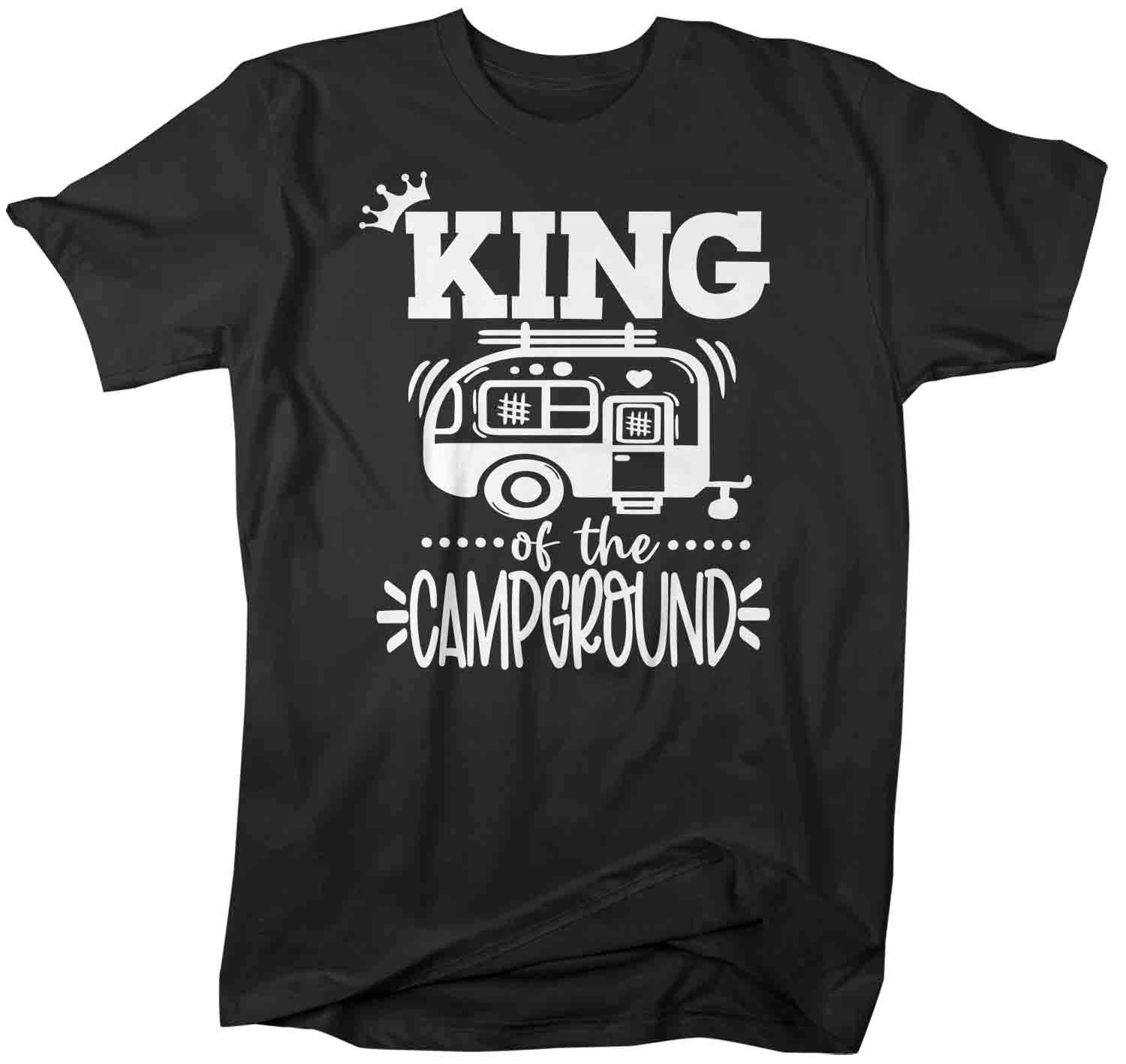 Men's Funny Camping Shirt King of the Campground T Shirt Etsy