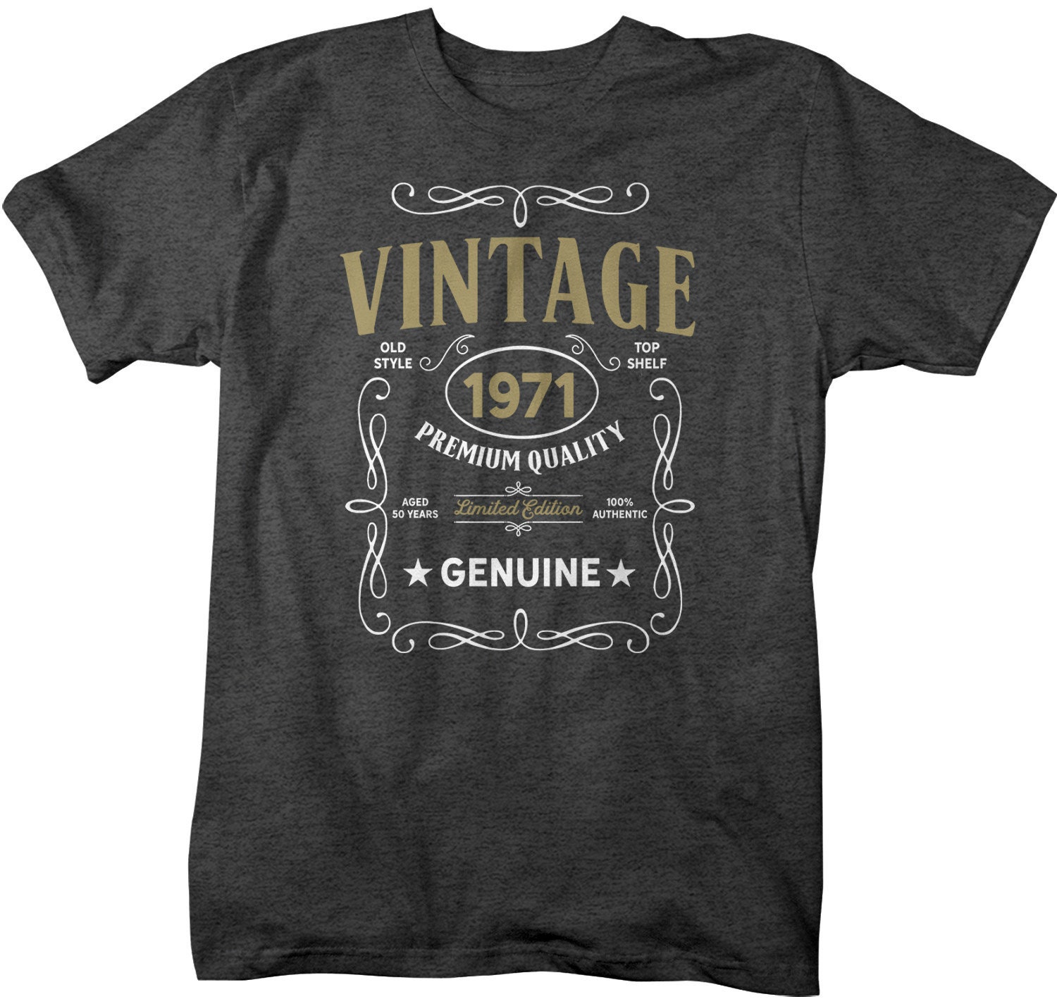 Men's Vintage 1971 50th Birthday T-Shirt Classic Fifty | Etsy