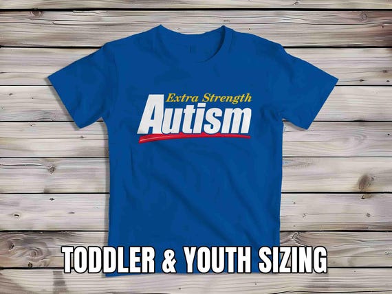 Kids Funny Autism Shirt Acetaminophen Extra Strength Autism TShirt Autist Autistic T-Shirt RFK Anti Trump Gift For Youth Children's