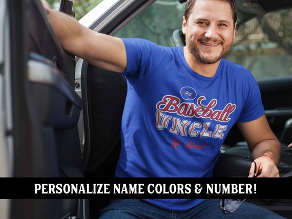Men's Personalized Baseball T Shirt Custom Baseball Shirts Baseball Dad T Shirt Personalized Baseball Papa Shirts