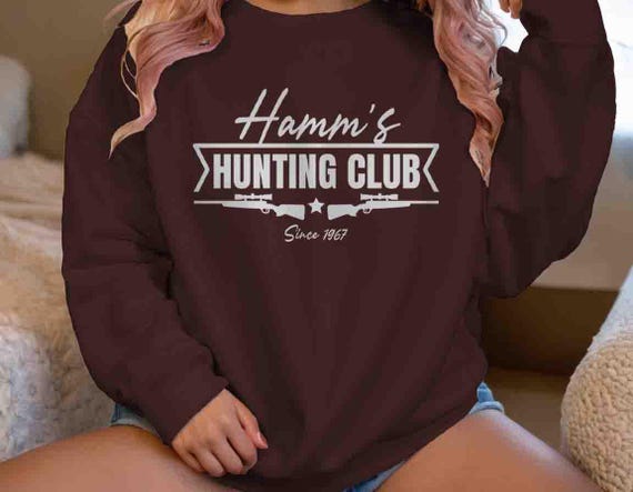 Men's Personalized Hunting Sweatshirt Family Hunting Club Rifle Gun Pullover Game Crewneck Men's Gift Idea Hunter Unisex Hunt Club Custom