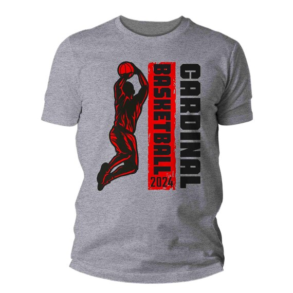Men's Personalized Basketball T Shirt Custom Streetwear Dad Shirt Personalized Name Silhouette Mom Team Senior Custom Unisex Gift Idea