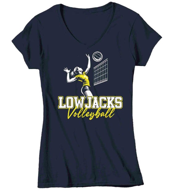 Women's Personalized Volleyball T Shirt Custom Volleyball Dad Female Volley Mom Team TShirt Player Illustration Ladies Shirts Gift Idea