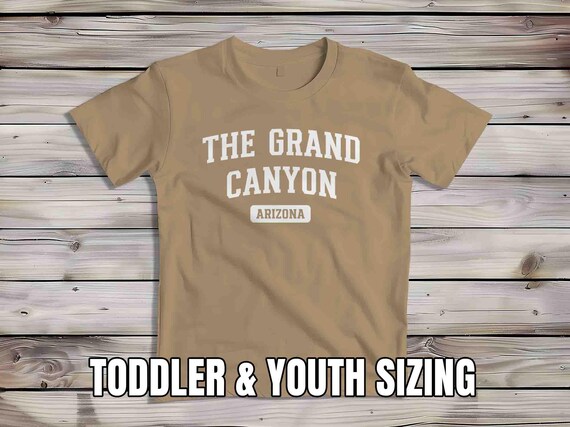 Kids Grand Canyon Shirt National Park Shirt Athletic Minimal Hiker T Shirt Gift Idea Him Travel Tourist Youth Arizona AZ Tee Grunge 1919