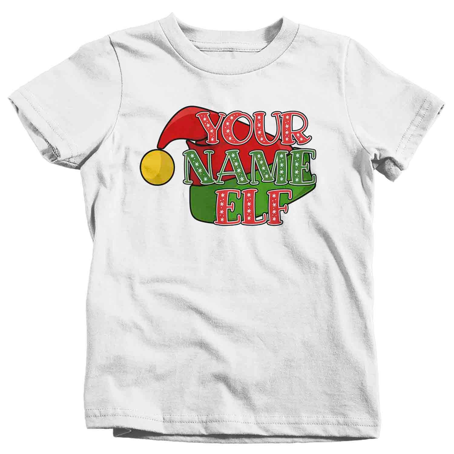 Kids Personalized Elf T Shirt Custom Elf Shirt Cute Christmas | Etsy