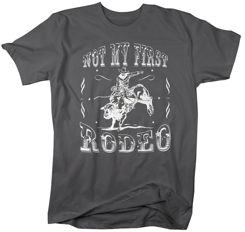 Men's Vintage Rodeo T Shirt Not My First Rodeo Shirts Wild | Etsy