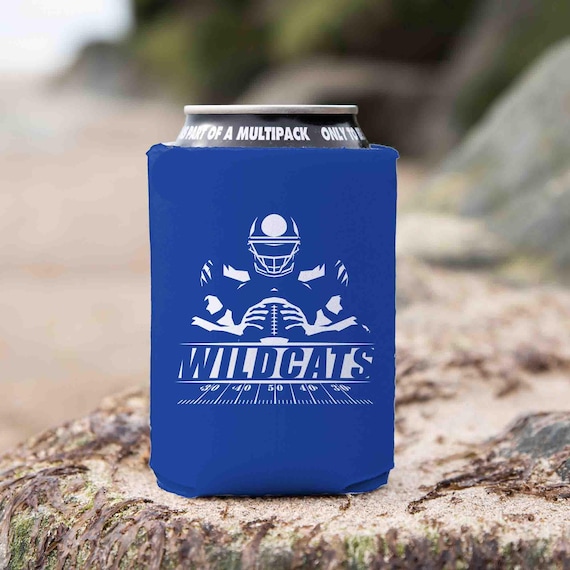 Personalized Football Cozie Custom Football Player 12 Oz. Can Foam Helmet Coach's Football Dad Team Pride Custom Coach Gift Idea Can Hugger
