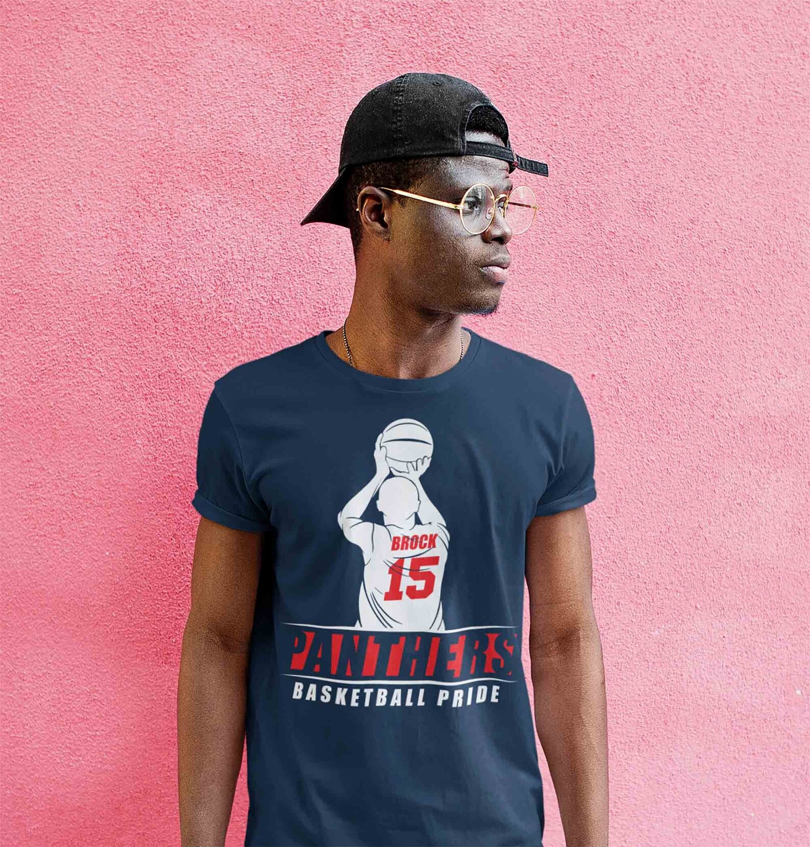 Men's Personalized Basketball T Shirt Custom Basketball Etsy