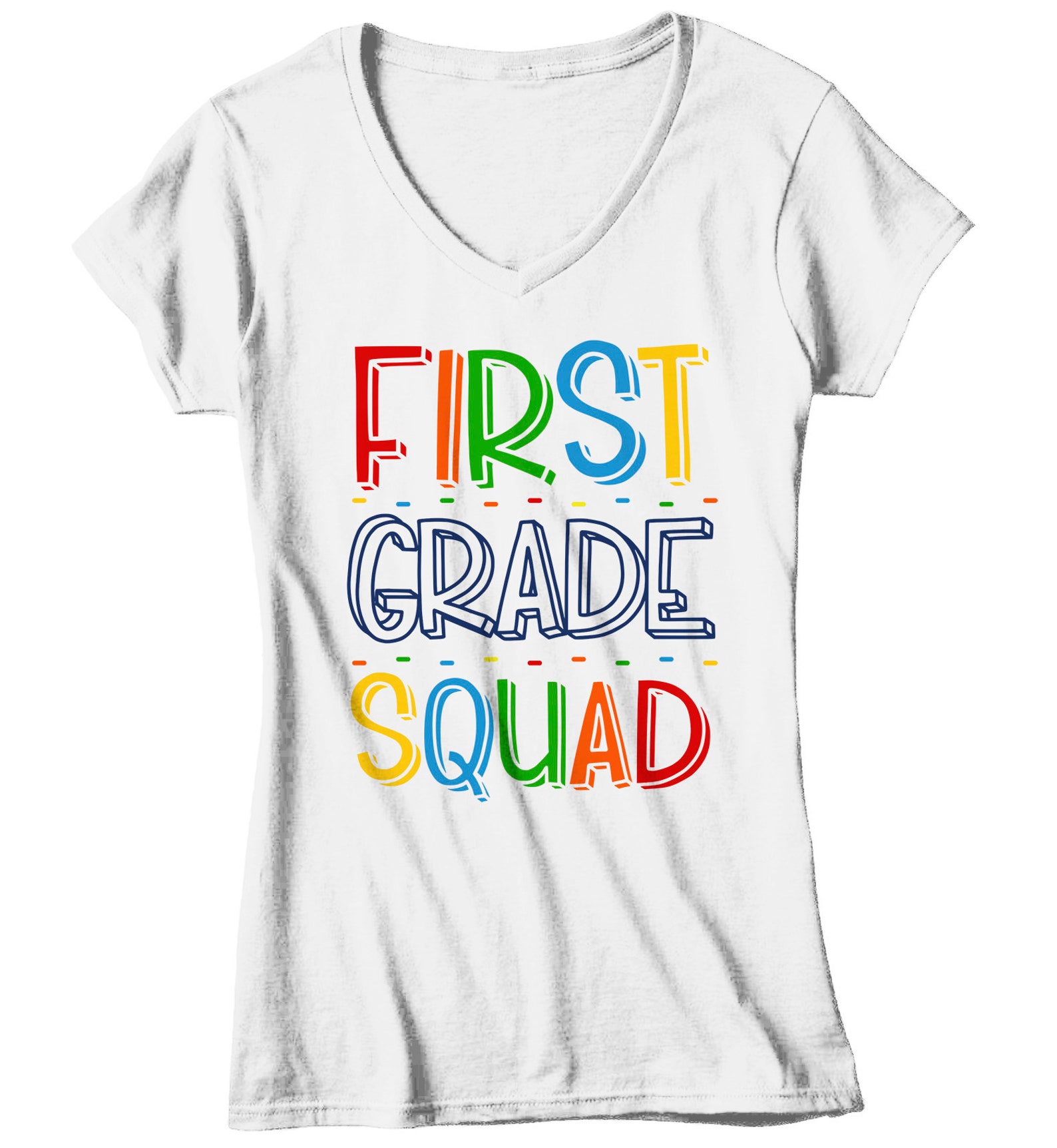 Women's First Grade Teacher T Shirt 1st Grade Squad T | Etsy