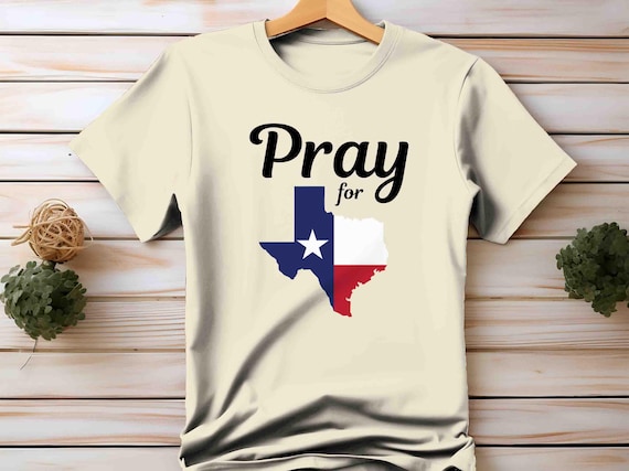 Men's Pray For Texas Shirt Texas TShirt Prayer Christian T Shirt Gift Idea For Him Texas Pride State Gift Tee TX Southern Gift Unisex