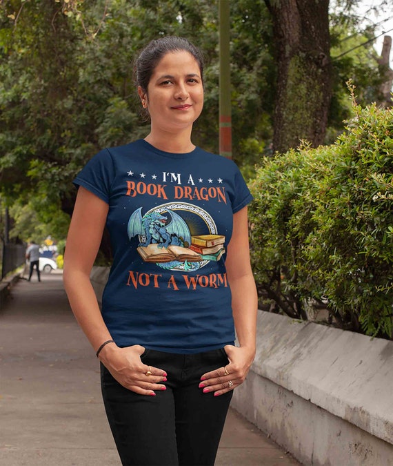 Women's Funny Geek Dragon Shirt Reader Shirts - Etsy Australia