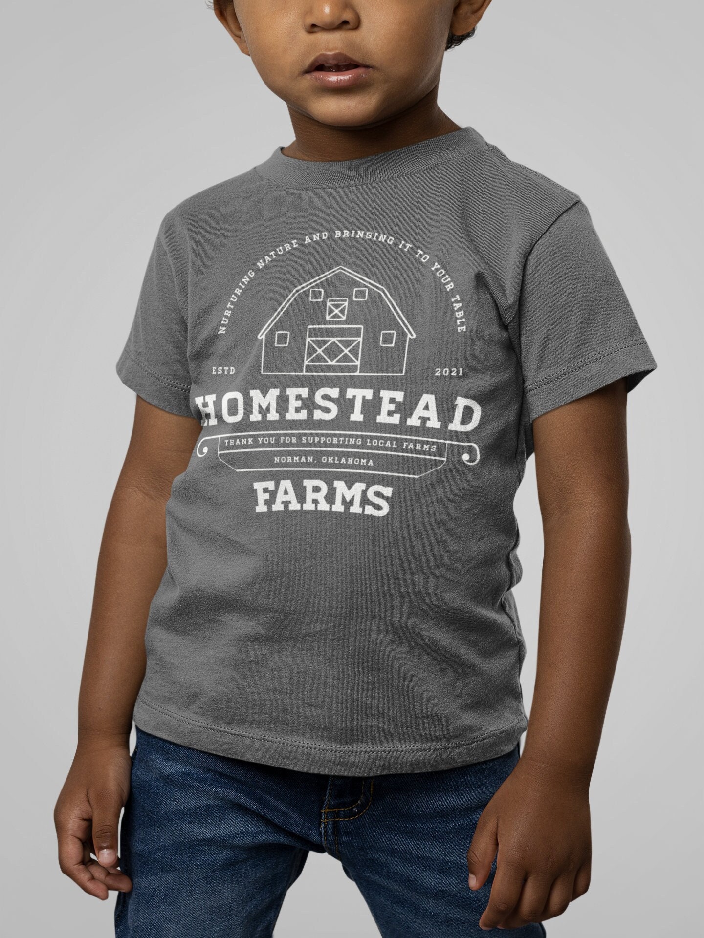 Kids Personalized Farm Tee Homestead Shirt Custom Farmer - Etsy Israel