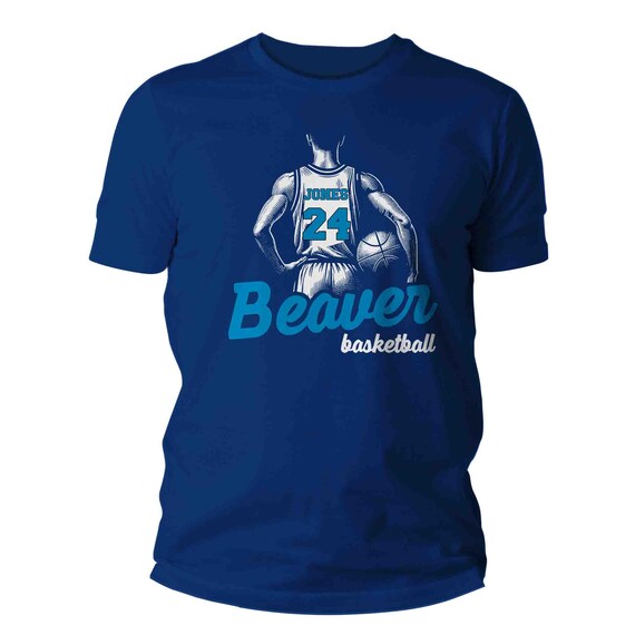 Men's Personalized Basketball T Shirt Custom Player Dad Shirt Personalized Name Silhouette Mom Team Pride Custom Unisex Shirts Gift Idea