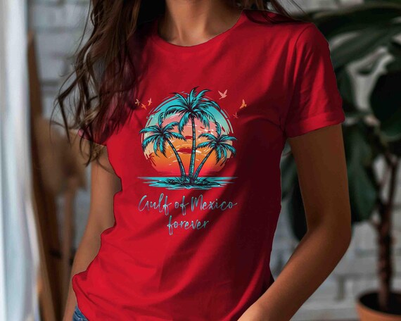 Men's Funny Gulf Of Mexico Shirt Forever Shirt Stay Salty T-Shirt Gift Idea Anti Maga Sea Turtle Gulf of America Unisex Graphic Tee Grunge