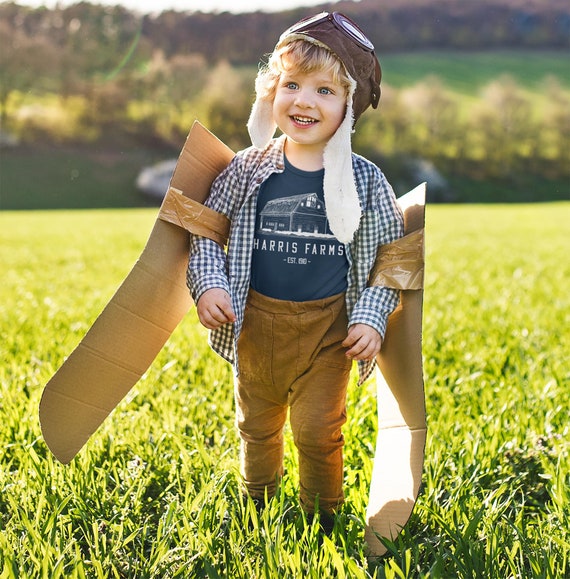 Kids Personalized Farm T Shirt Minimalist Shirt Barn Shirt Custom Farm Shirt Farmer Shirt Farmer Gift Idea Tshirt