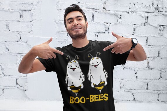 Men's Funny Halloween T Shirt Boo Bees Shirt Bee Halloween Shirts Boo Bees T Shirt Boo Bees Shirt Ghost Shirts