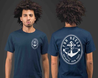 Men's Custom Boat Shirt Personalized Captain Yacht Boater Accessory Nautical Anchor T Shirts Yachting Sailing TShirt Unisex Mans Gift Idea