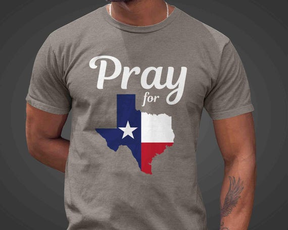 Men's Pray For Texas Shirt Texas TShirt Prayer Christian T Shirt Gift Idea For Him Texas Pride State Gift Men Tee TX Southern Gift Unisex
