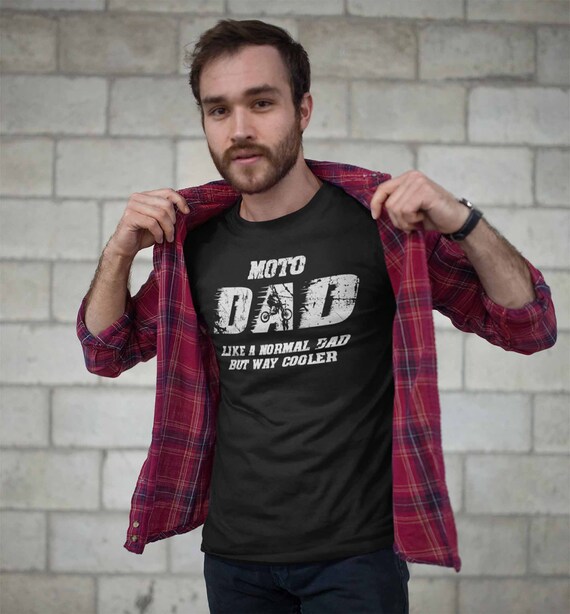 Men's Funny Motocross T Shirt Motocross Dad Shirt Moto Dad Shirt Funny Dad Shirt Normal Dad Only Cooler