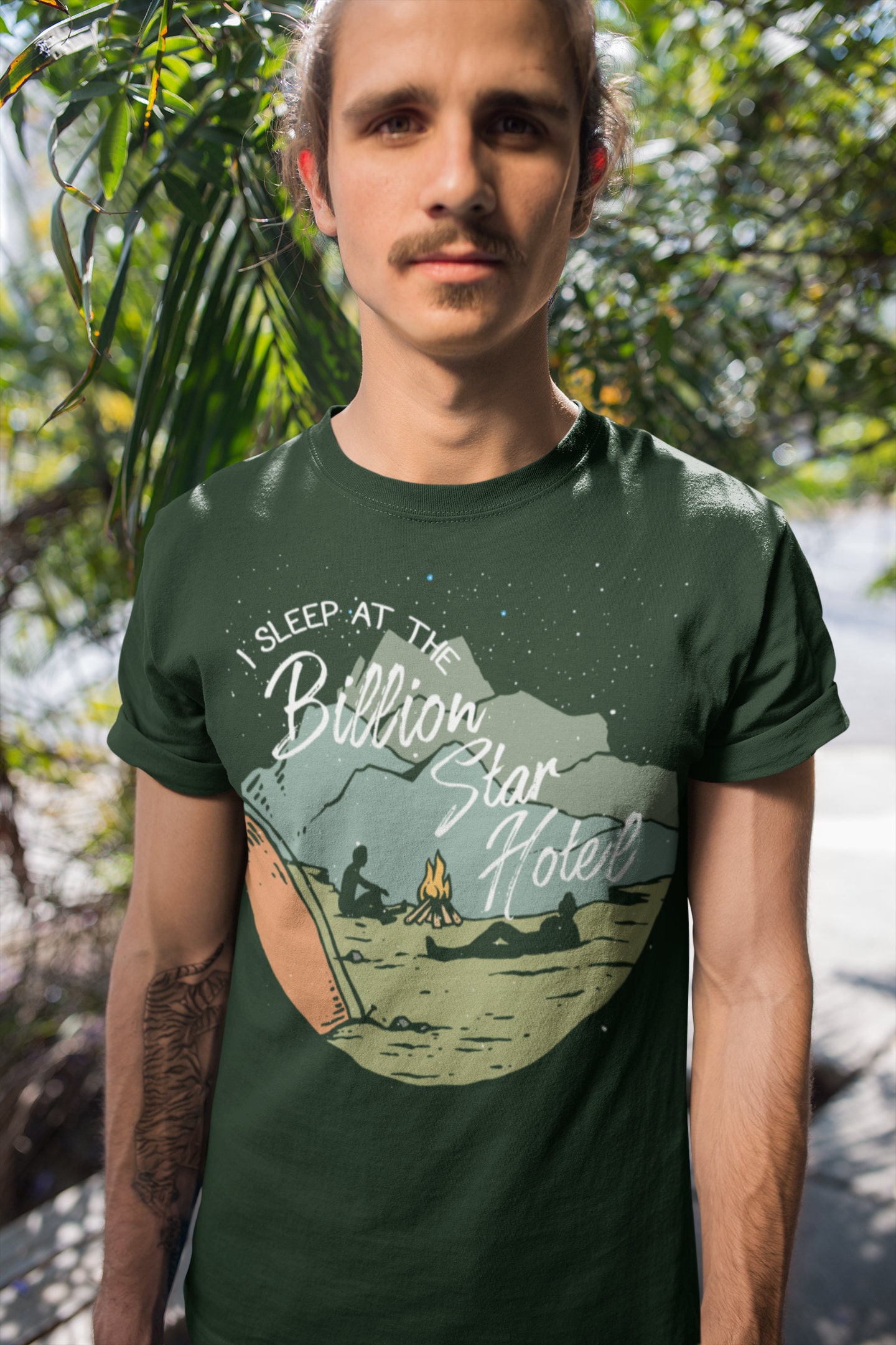 Men's Camping Shirt Billion Star Hotel 